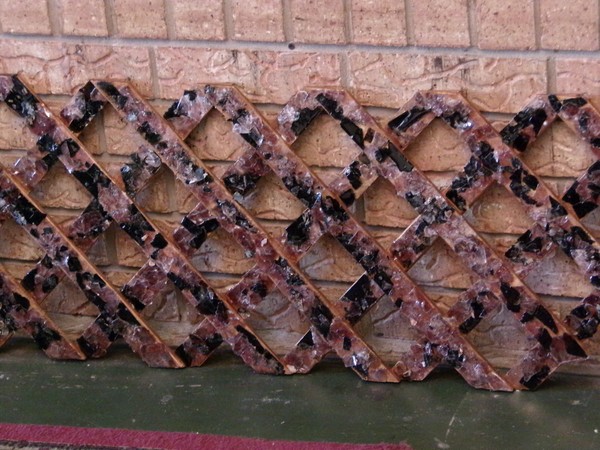 Rock art fence
