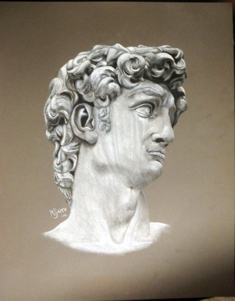 David Study Pastel