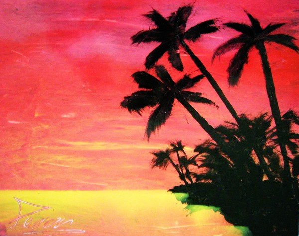 Palm Tree Sunset