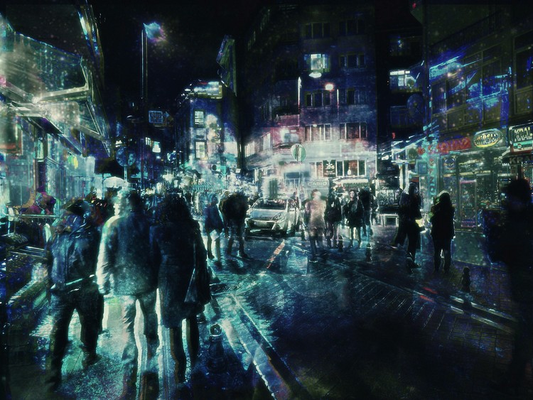 Street at night