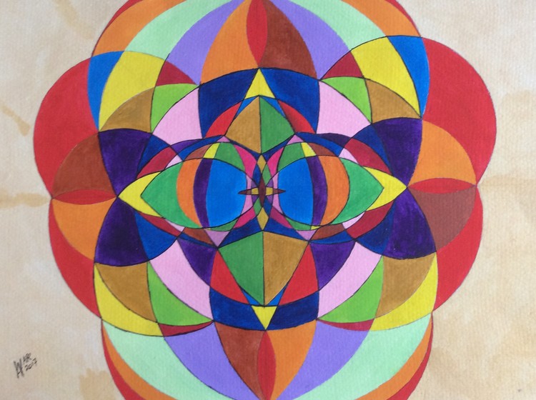 A kalaedascope of colour.