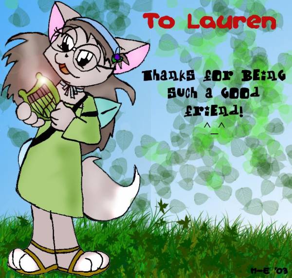 My 2nd bestest best friend Lauren! XD