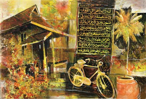 memory in Pahang with Calligraphy