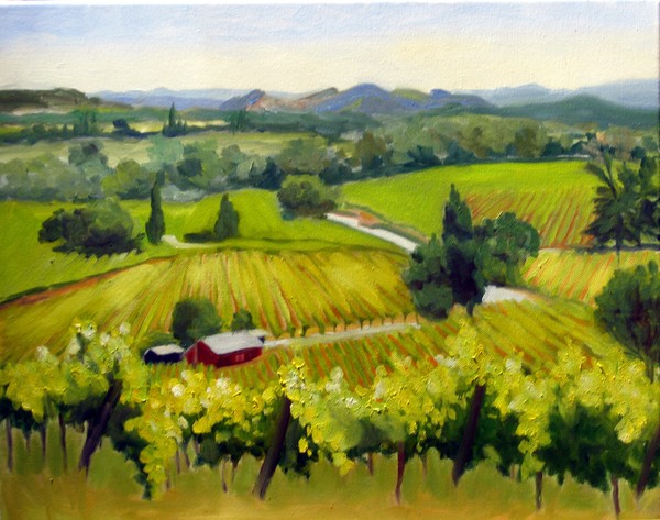 Views from Raymond Burr Winery