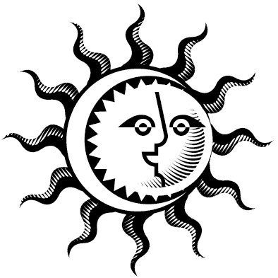 the moon & the sun engrave