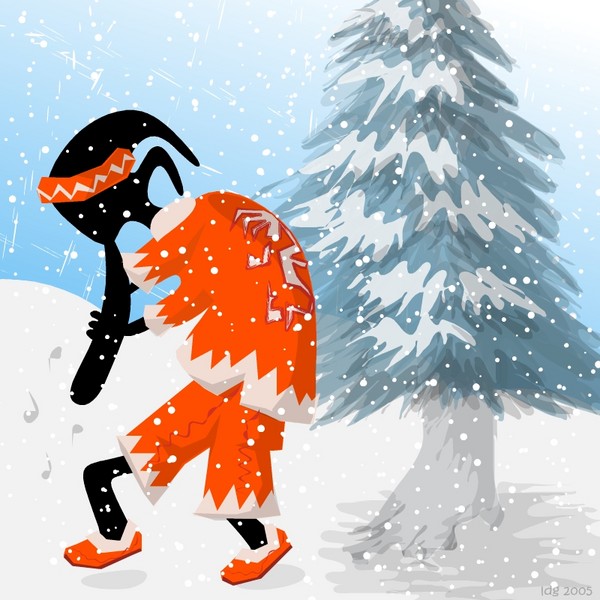 Christmas Kokopelli