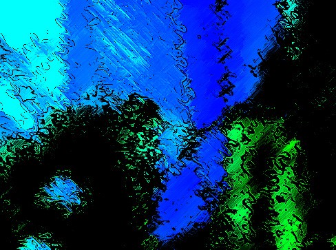Stain glass mirage