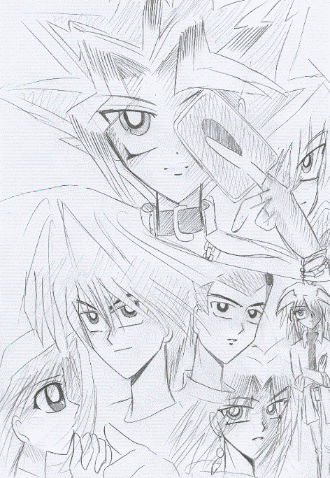 Yugi and crew 