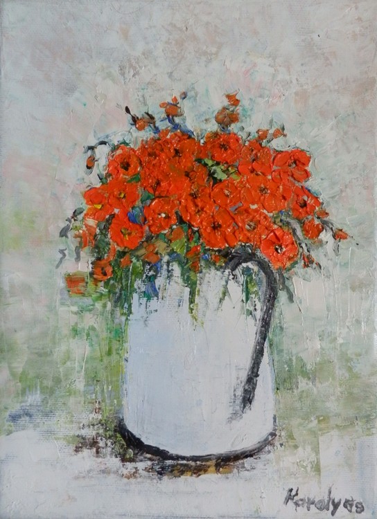 Red flowers-sold