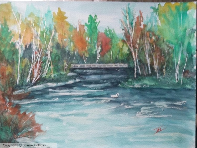 RIVER WATECOLOR