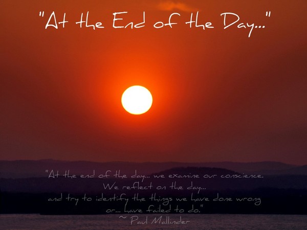 At the End of the Day