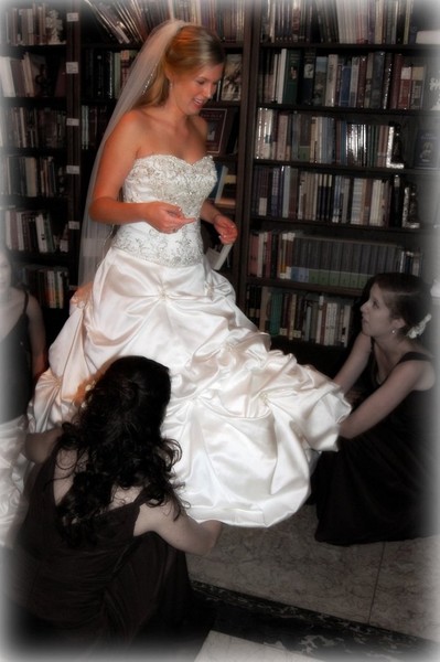 Right before the ceremony