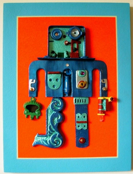 Robot Carrying the Head of Marvin the Martian