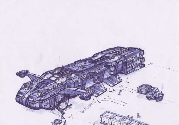 Transport Spacecraft Vz