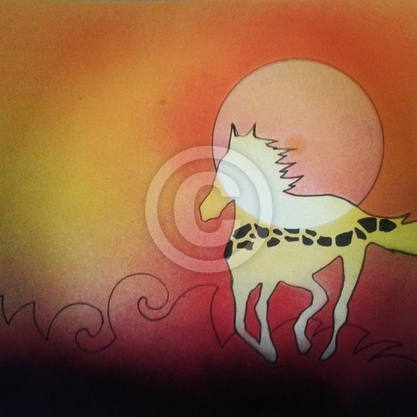 shining horse 