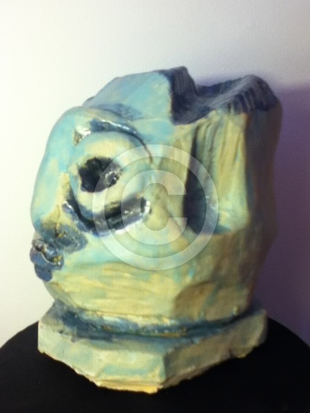 Abstract Ceramic Head Side View