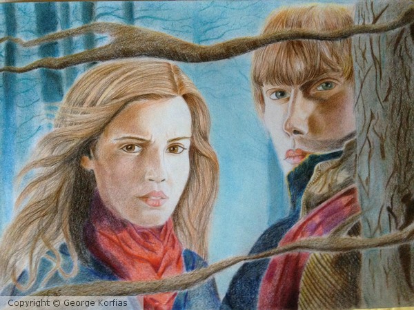 Hermione Granger and Ron Weasley