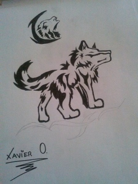 tribal wolf