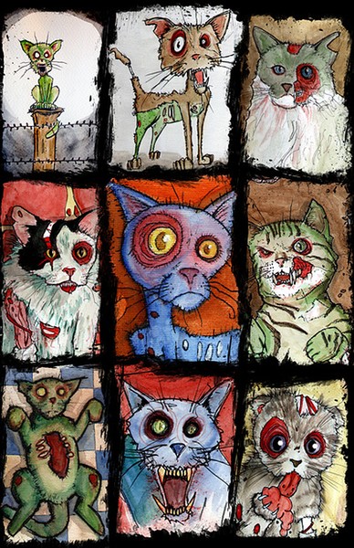 9 zombie cat