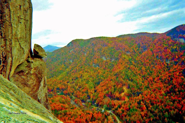 Devil's Head of Chimney Rock