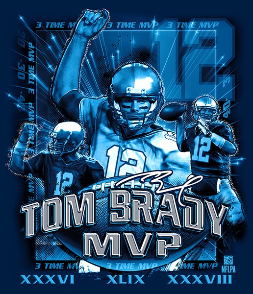 TOM BRADY 3 TIME MVP