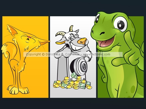 Different Mascots and characters