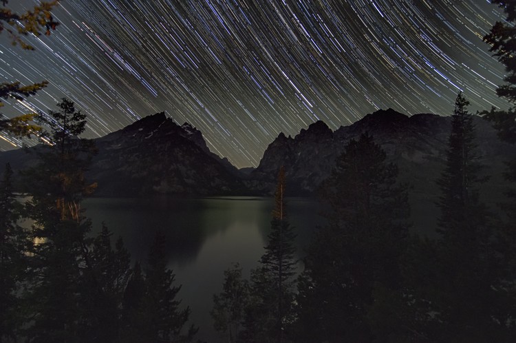Jenny Lake Star Trails