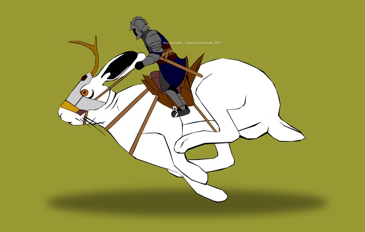 Hare-Riding Knight