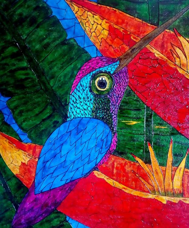 Humming-bird-Colibri#2-Serie Colibris