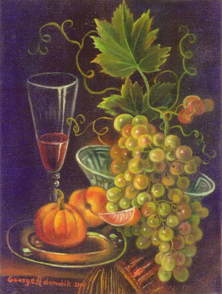 Still Life with Grapes