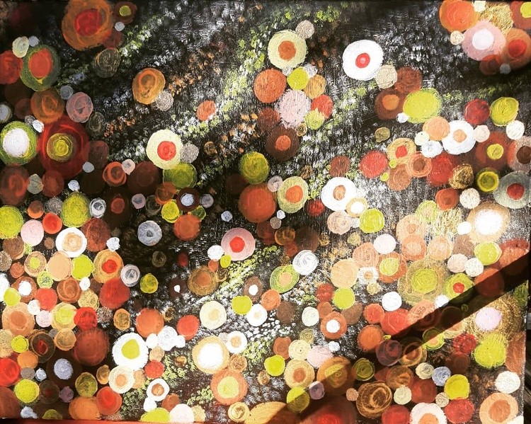 This painting was originally something very different