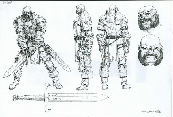 character design (Paladin)