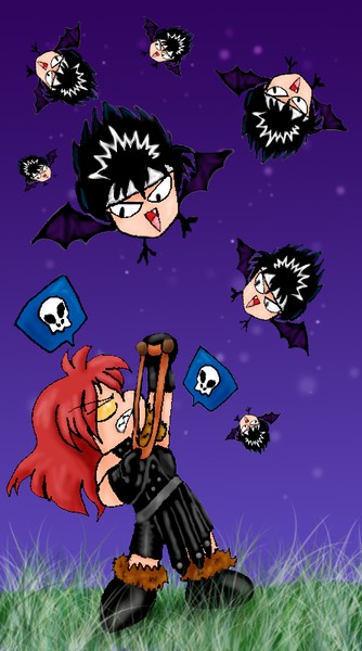 Simon Belmont vs Hiei Bats!