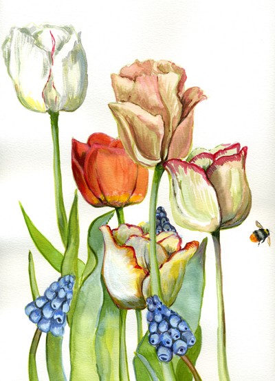 Flowers inspired by Marjolien Bastin