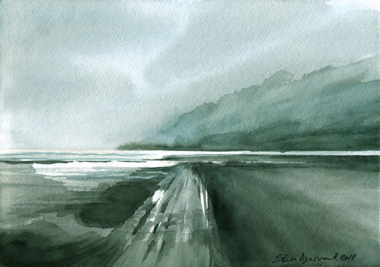 The Beach in bad weather