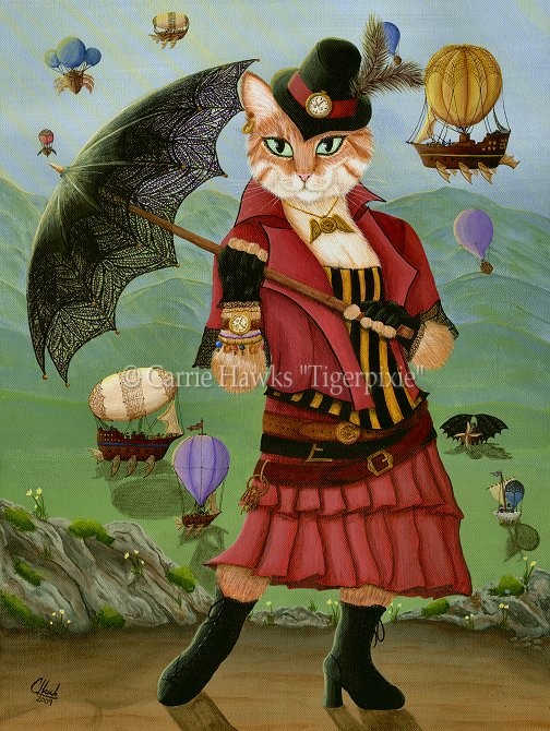 Steampunk Cat Gal