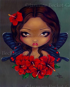 Red Hibiscus Fairy