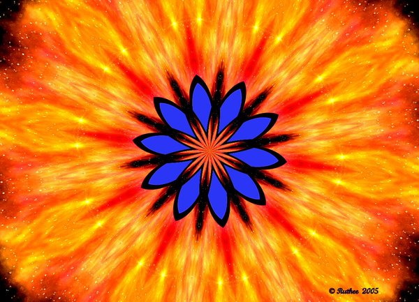 EXPLOSION IN SPACE