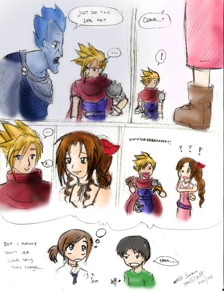 cloud says to aeris