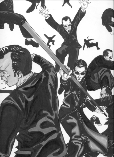 Neo Vs. Agent Smith
