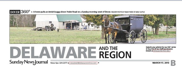98th News Journal Panorama-Amish Buggy