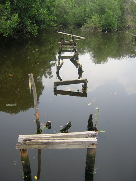 broken bridge