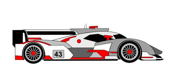 R18 e tron quattro gray red