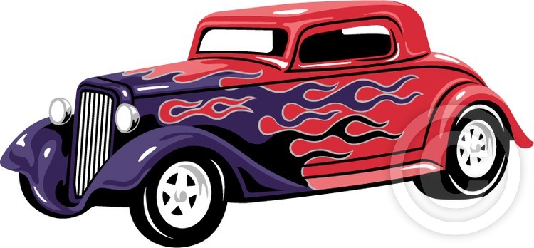 RED AND BLUE CAR