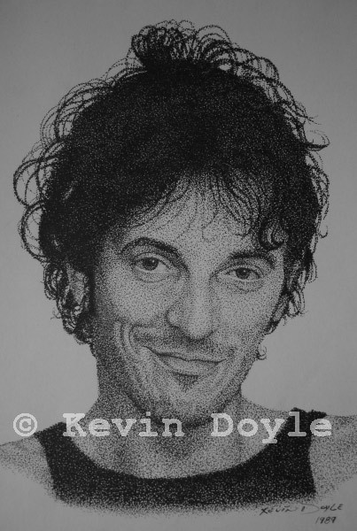 Bruce Springsteen Stipple