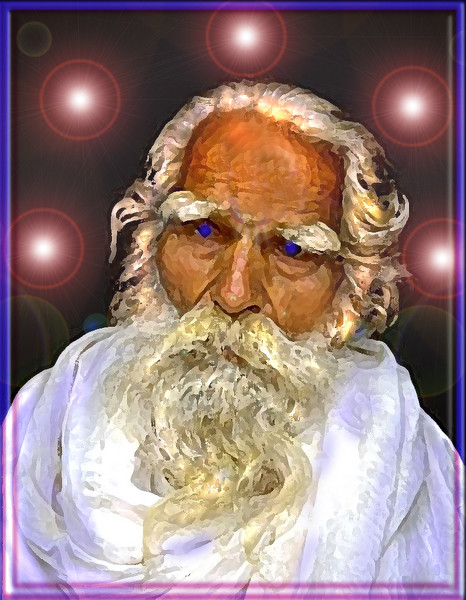 EAST INDIAN HOLY MAN digital manipulation Miguel