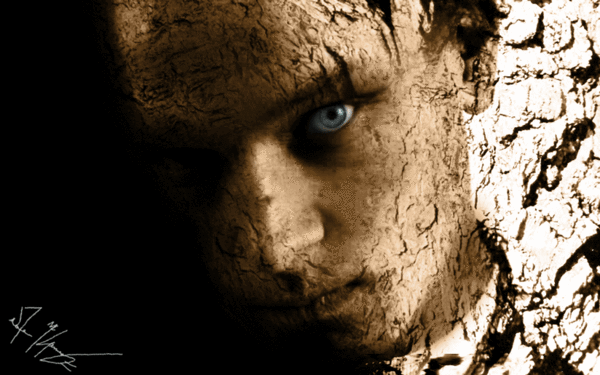 eye in the dark