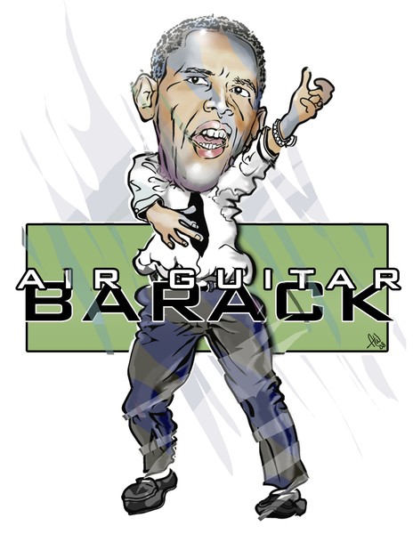 Air Guitar Barack
