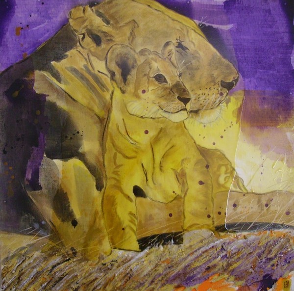 Mother! The sunset is so beautiful - SOLD