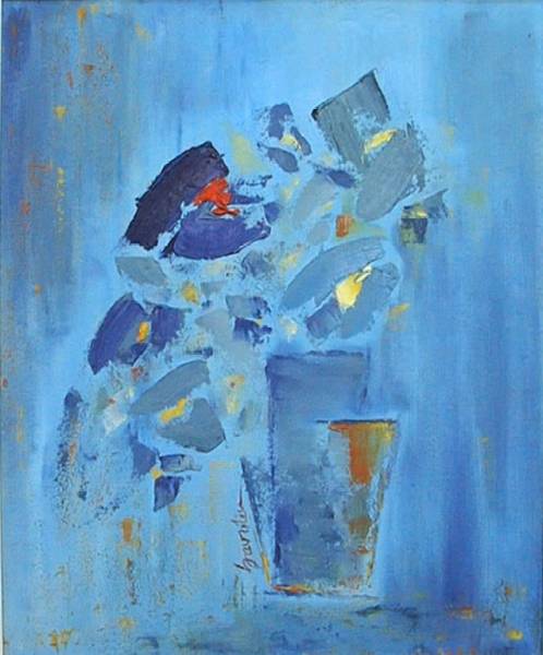 blue flowers